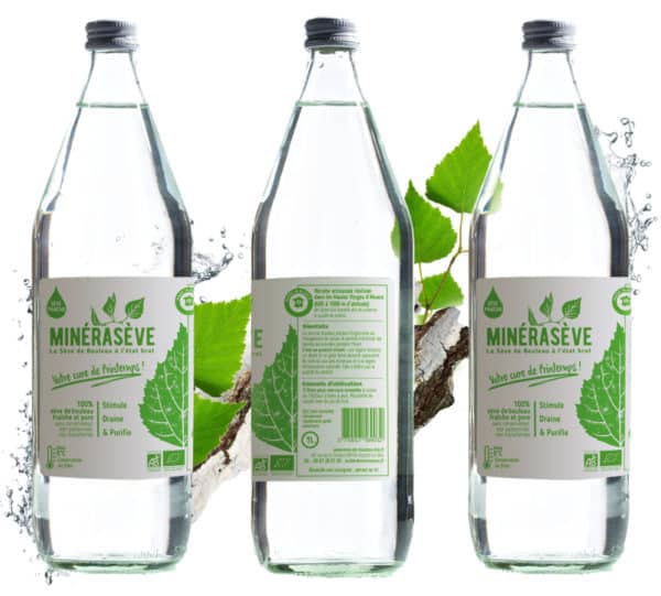 Sève de bouleau fraiche Minérasève 3 bouteilles