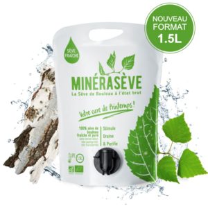 Sève de bouleau fraiche - NOUVEAU FORMAT en poche de 1,5L